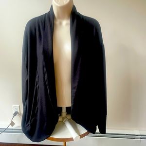 GapFit Black yoga wrap sweater size S